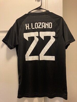 Hirving Chucky Lozano #22 Mexico Black Jersey 2022 Keeper Version