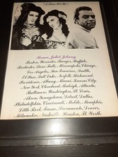 Johnny Mathis A Time For Us Rare Original Promo Poster Ad Framed! #2