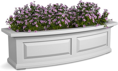 Nantucket 3-Foot Window Box   Self-Watering, Weather-Resistant Planter for Flowe