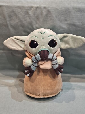 Whitehouse Leisure Mandalorian Baby Yoda Grogu Eating Frog Plush Toy Teddy  GC | eBay UK