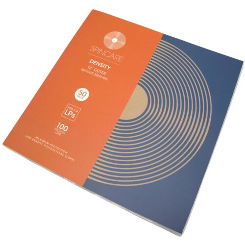 50x Premium 400g Polythene 12 Inch Outer Vinyl Record Sleeves LP Album Covers - Afbeelding 1 van 5