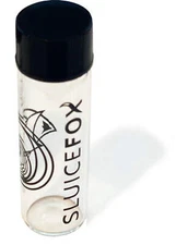 Sluice Fox Glass Vial for gold panning kits; 2 inch glass water tight vial for s