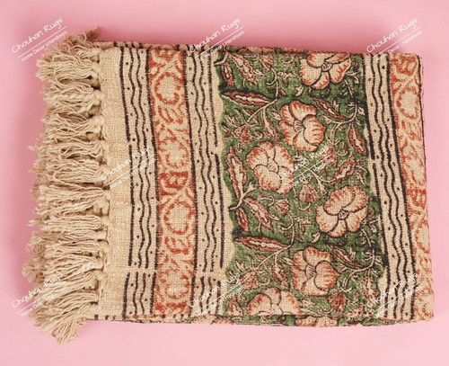 Manta de algodón suave telar a mano funda de sofá 50"x70" boho étnica toalla de playa - Imagen 26 de 37