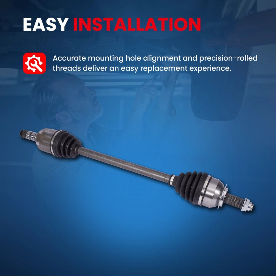 2 Front Right & Left CV Axle Assembly for 10-14 Subaru Outback Legacy 2.5L 3.6L - Image 2 of 4