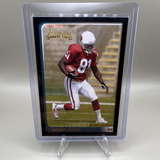 2003 Bowman Anquan Boldin Rookie Card #155 Arizona Cardinals RC. rookie card picture
