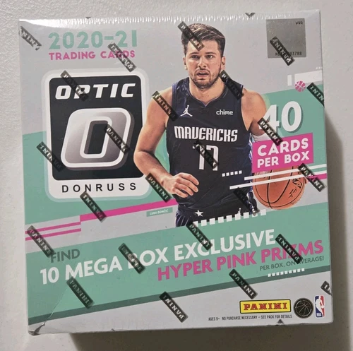 2020-21 Donruss Optic NBA Basketball Mega Box Hyper Pink Prizm NEW Sealed