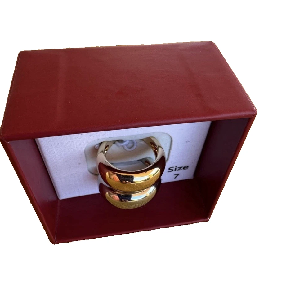 Anillos de latón House of Harlow 1960 elegantes para mujer talla 7 Foto 2 de 3