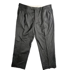 Brooks Brothers 346 Pants Mens 40x28 Wool Dress Pleated Front Classic Fit Office