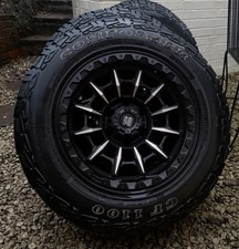 ISUZU D MAX MITSUBISHI L200 17 INCH ALLOY WHEELS & CHUNKY TYRES 