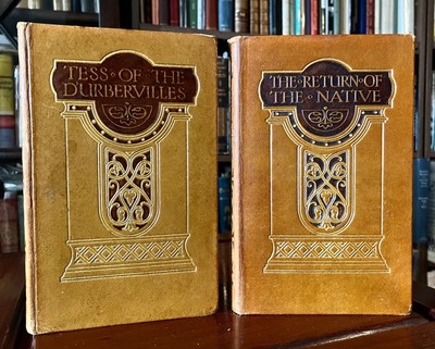 1929 TESS Of The D'URBERVILLES & RETURN OF THE NATIVE By Thomas Hardy DELUXE ED