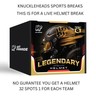 NEW ENGLAND PATRIOTS SERIES 5 LEGENDARY FULL SIZE HELMET 1 BOX LIVE BREAKk! READ