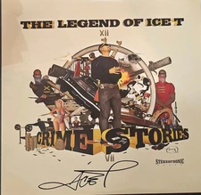 ICE-T HAND SIGNED AUTOGRAPHED "THE LEGEND OF ICE-T" VINYL ALBUM LP +JSA COA..