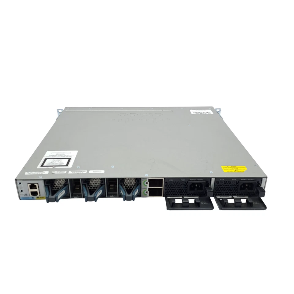 Cisco Managed Switch WS-C3850-48P-S V04 48 x PoE GB RJ45, 4 x GB SFP w/dual PSU - Image 4 of 4