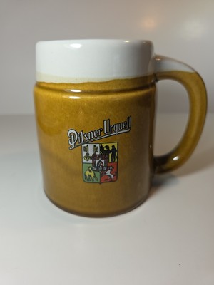 Pilsner Urquell Vintage Czechoslovakia Stoneware Beer Stein Mug Czech Republic