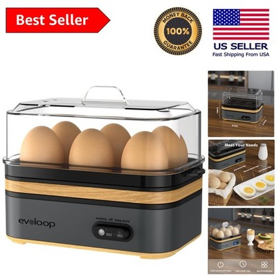 Versatile Rapid Egg Cooker - Electric, Easy Clean with Omelet & Poaching Trays