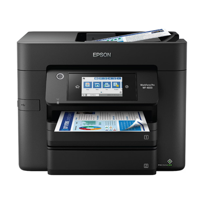 #ad WorkForce Pro WF 4833 Wireless All in One Printer with Auto 2 Sided Print 50 pa $119.00