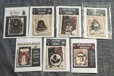 Buttermilk Basin 7 Wool Applique Ornament Pat...