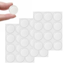 Glass Table Top Anti Slip Pads - Furnigear 3/4" Glass Table Top Bumpers Gripp...