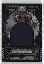 2022 Panini Obsidian Unbreakable Material 35/125 Tyquan Thornton #UM-TTH 13hf