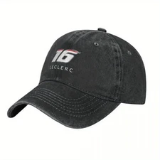 ◈US Shipped◈Charles Leclerc F1 Signature Graphic Baseball Cap-Lightweight with P