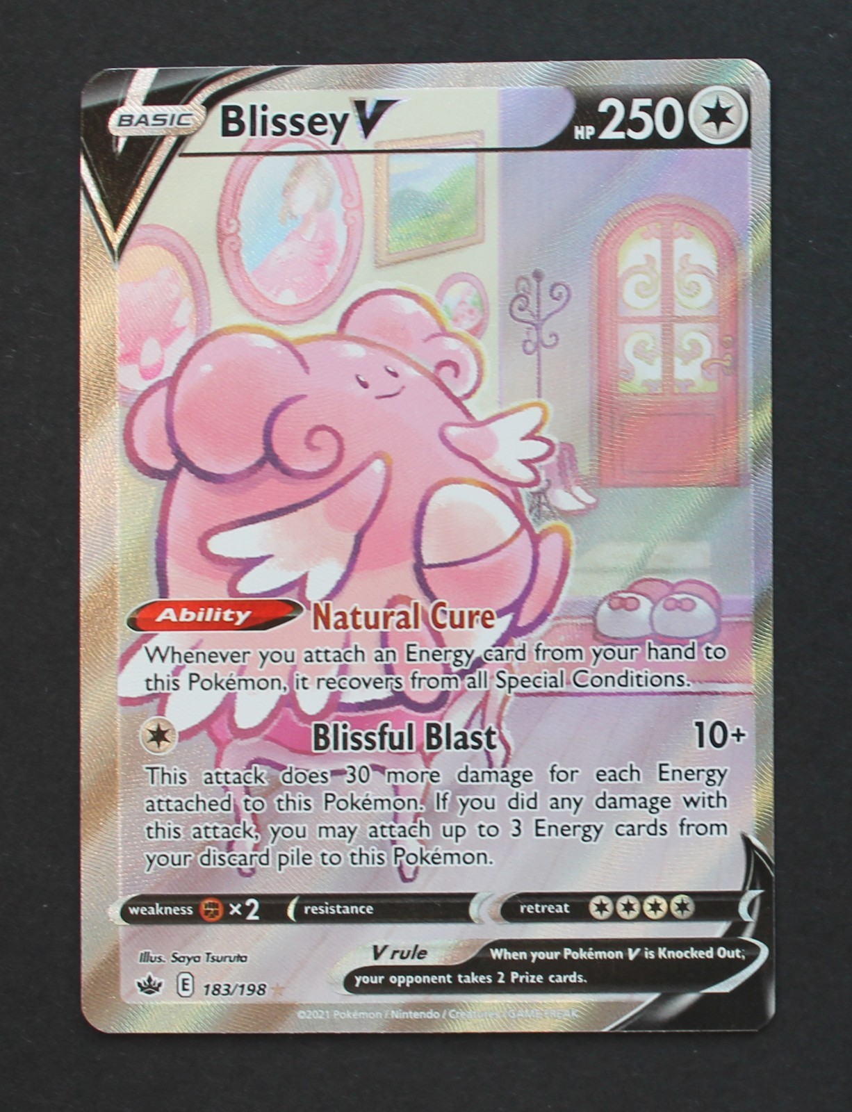 Blissey V 183/198 - Chilling Reign Pokemon TCG - NM