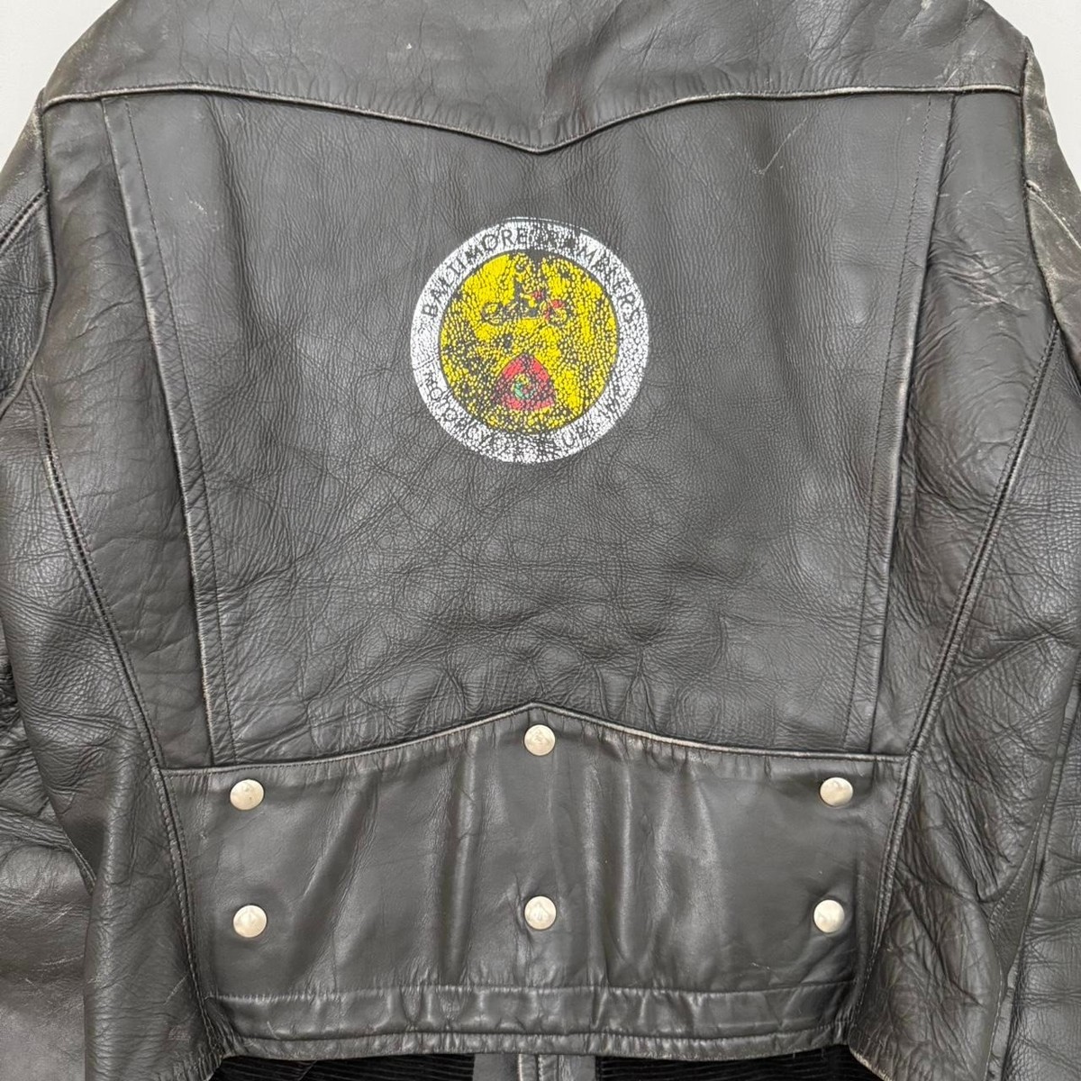 Vintage 50s Sears Trailmaster Leather Steerhide Jacket D Pocket