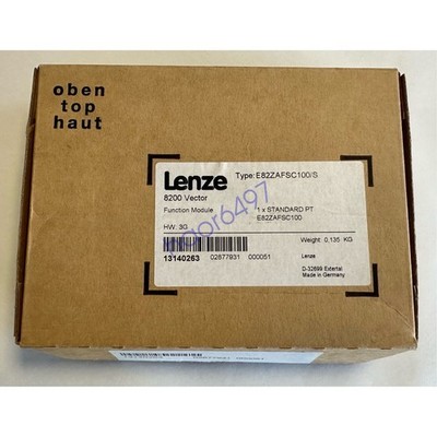 Lenze 8200 Vector Function Modules / E82ZAFSC100/S / 13140263 / New