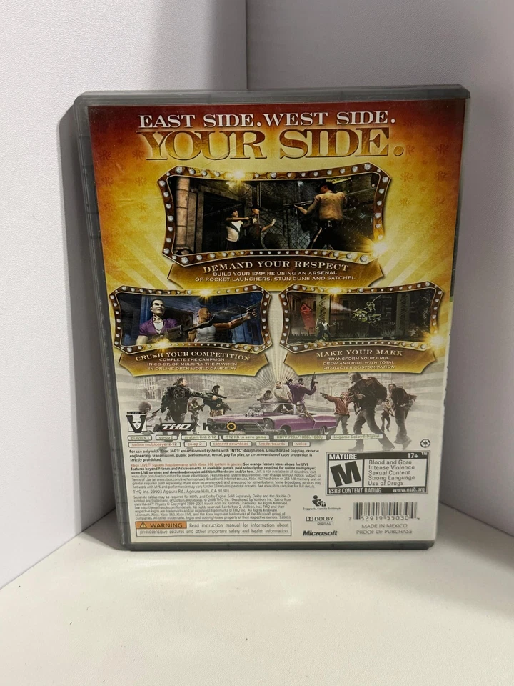 Saints Row 2 (Xbox 360) con Manual - Caos Mundo Abierto Foto 3 de 4