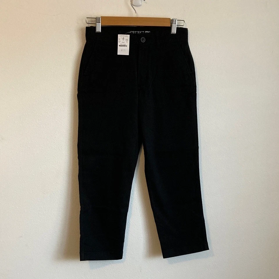 Pantalón chino elástico J Crew negro para niños talla 10 Foto 2 de 4