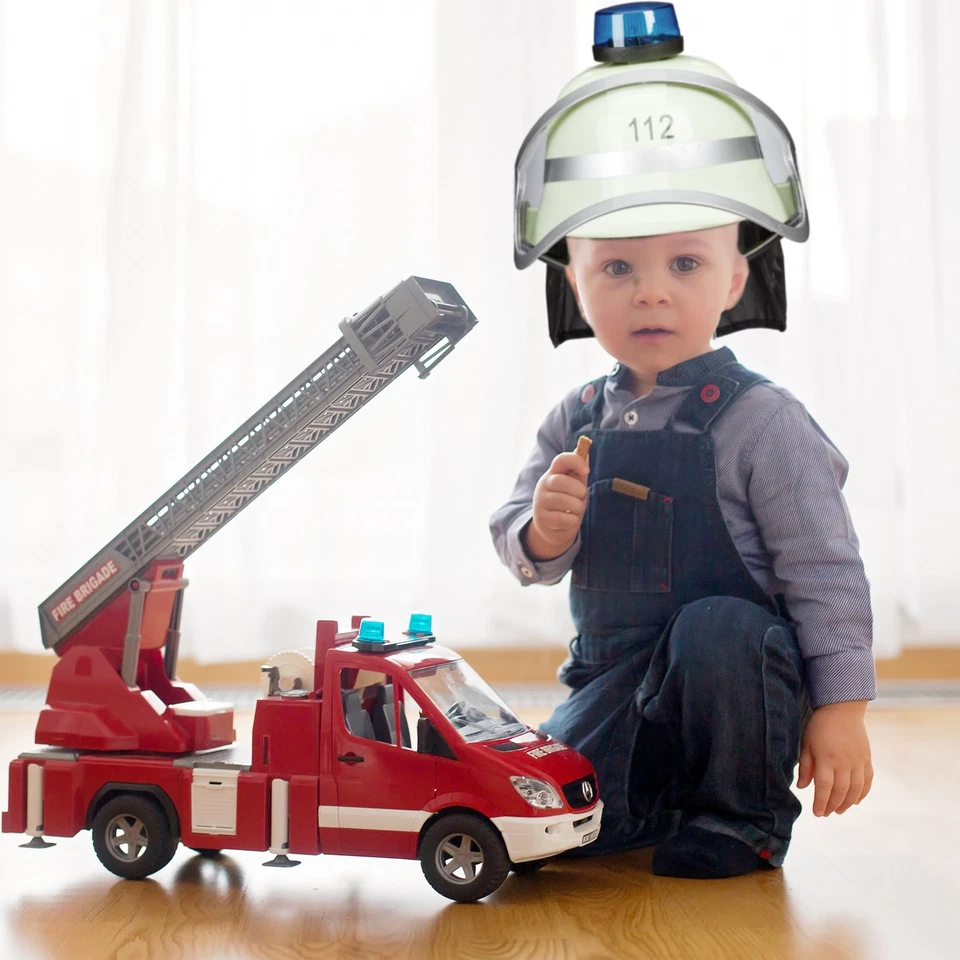 Feuerwehrhelm kinder gelb klappbar Feuerwehrhelm für Kinder verstellbar - Bild 3 von 4