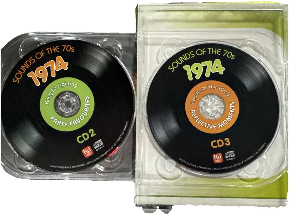 Sounds of the 70s 1974 3CD Hardcover booklet Included Reader's Digest - image 3 of 4