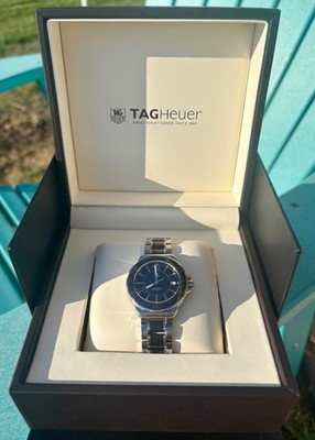 Tag Heuer WAH1210 Black CERAMIC Steel-37mm-Formula 1 Watch-Original Box Papers