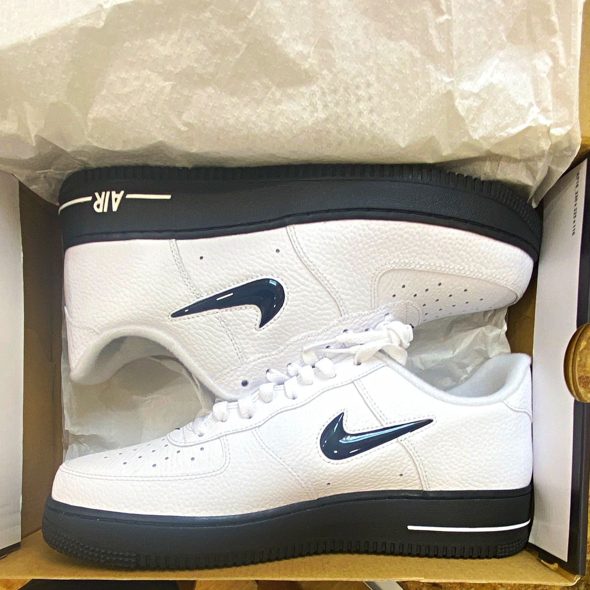 Nike Air Force 1 '07 Low Black White for Sale | Authenticity