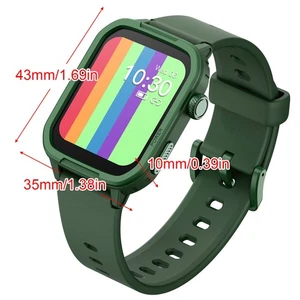 Smart Kids Watch avec les jeux de Puzzle 1.54'' écran tactile Modes de sport multiples MXJA