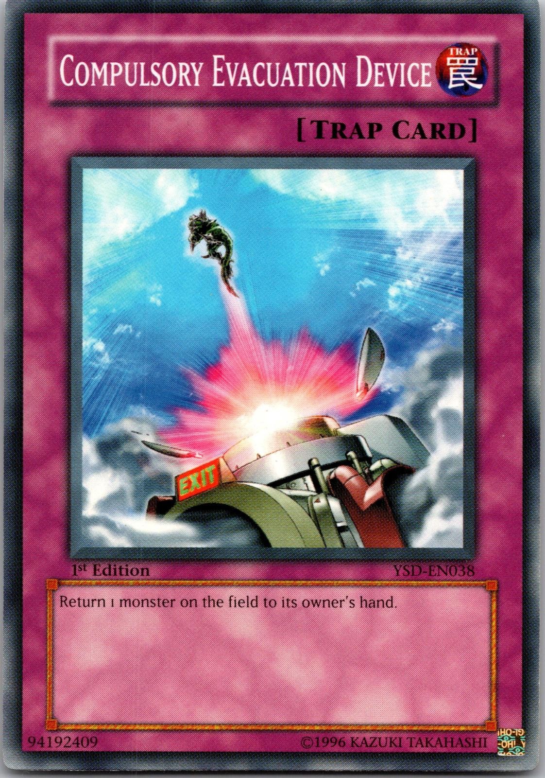 Compulsory Evacuation Device YSD-EN038 Starter Deck 2006 Yu-Gi-Oh Unlimited NM