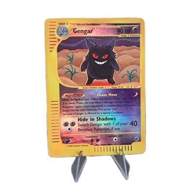 TCG Pokemon Karte Karten GENGAR Ectoplasma REVERSE HOLO 48/165 2002 Vintage!