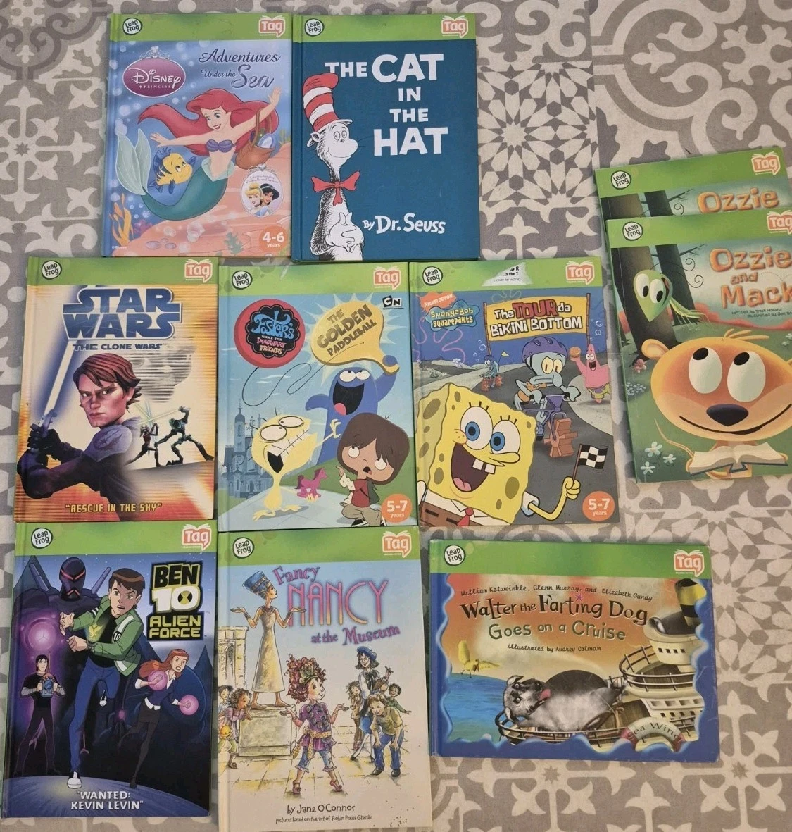 LeapFrog Tag Electronic Learning Game Cartridges & Books for sale