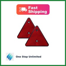 Enjoyist 2-Pack Safety Reflector Warning Sign, Slow Moving Vehicle Triangle S...
