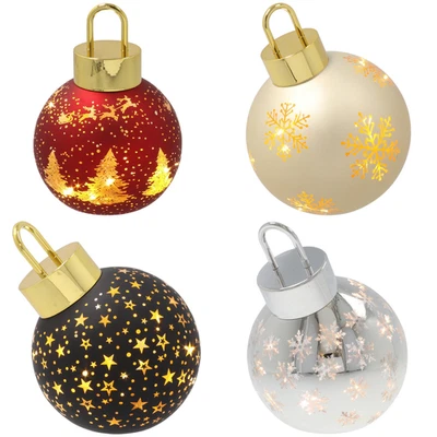 Shudehill Giftware Bright Xmas LED Bauble Collection Christmas Lights