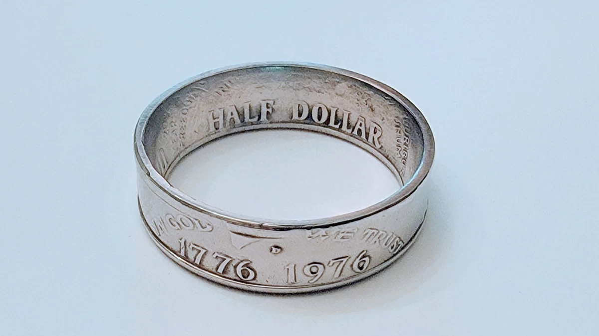 Silver Half Dollar Ring for sale - eBay