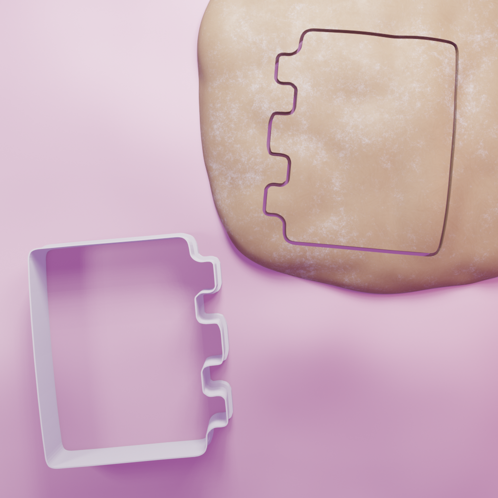 Notebook Shaped Cookie Cutter for Baking and Decorating-image