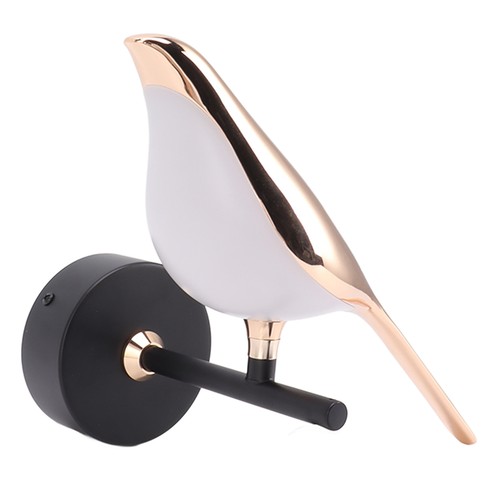 Bird Wall Lamp Bird Light Modern Style LED Wall Lamp For Bedroom - Picture 6 of 12
