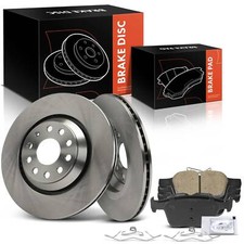 6x Disc Brake Rotor & Ceramic Brake Pad for Audi Volkswagen Golf R 309.9mm Rear
