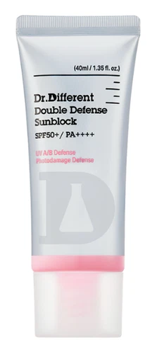 Dr.Different Double Defense Sunblock 40ml SPF50+ PA++++ K-Beauty