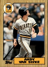 1987 Topps Traded #124T Andy Van Slyke - NM-MT