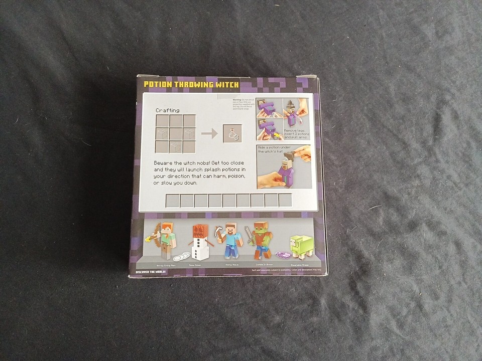 Minecraft Potion Throwing Witch, 7" Action Figure, NIB New eBay