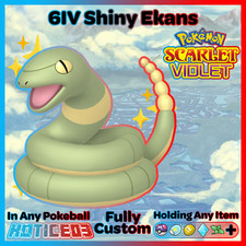 ✨ Shiny Ekans 6IV ✨ Pokemon Scarlet & Violet 🚀 Fast 🚀