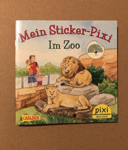 Mein Sticker Pixi - Im Zoo, Pixi Buch Serie 234 Nr. 2123, Carlsen, 2024, Neu