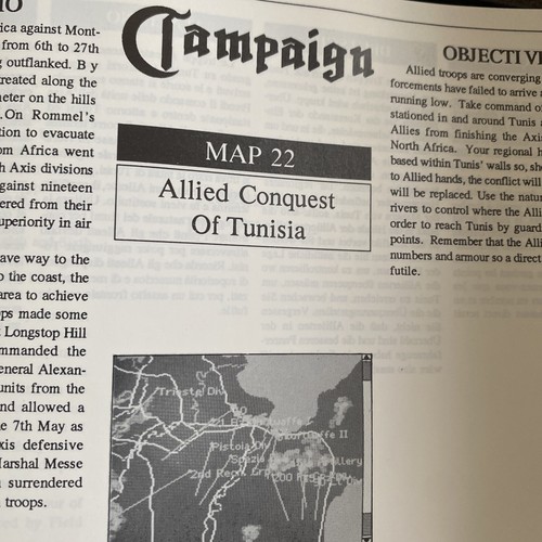 Campaign: From North Africa to Northern Europe - Empire Game Manual And Box Only - Picture 14 of 15