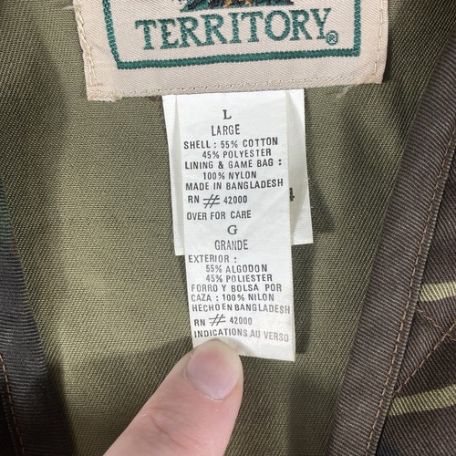 Northwest Territory Vest Mens Large Green Camouflage Outdoor Hunting Sleeveless - Picture 6 of 9